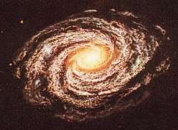 Galaxia tpica - Pintura de Jon Lomberg